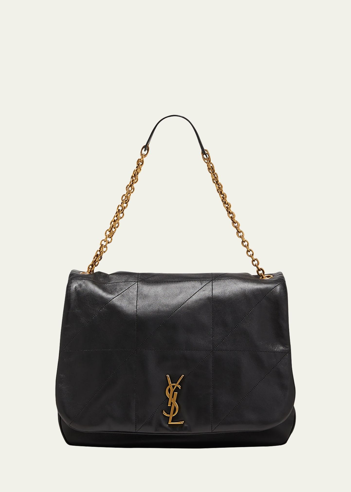 jamie 4.3 maxi ysl shoulder bag in smooth leather