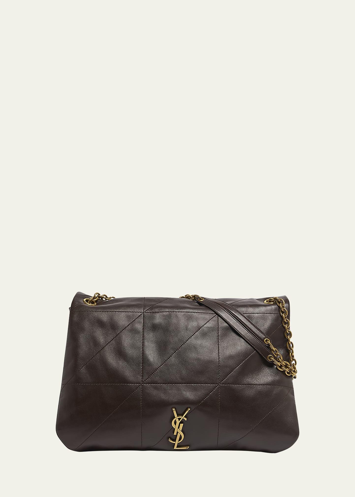jamie 4.3 maxi ysl shoulder bag in smooth leather