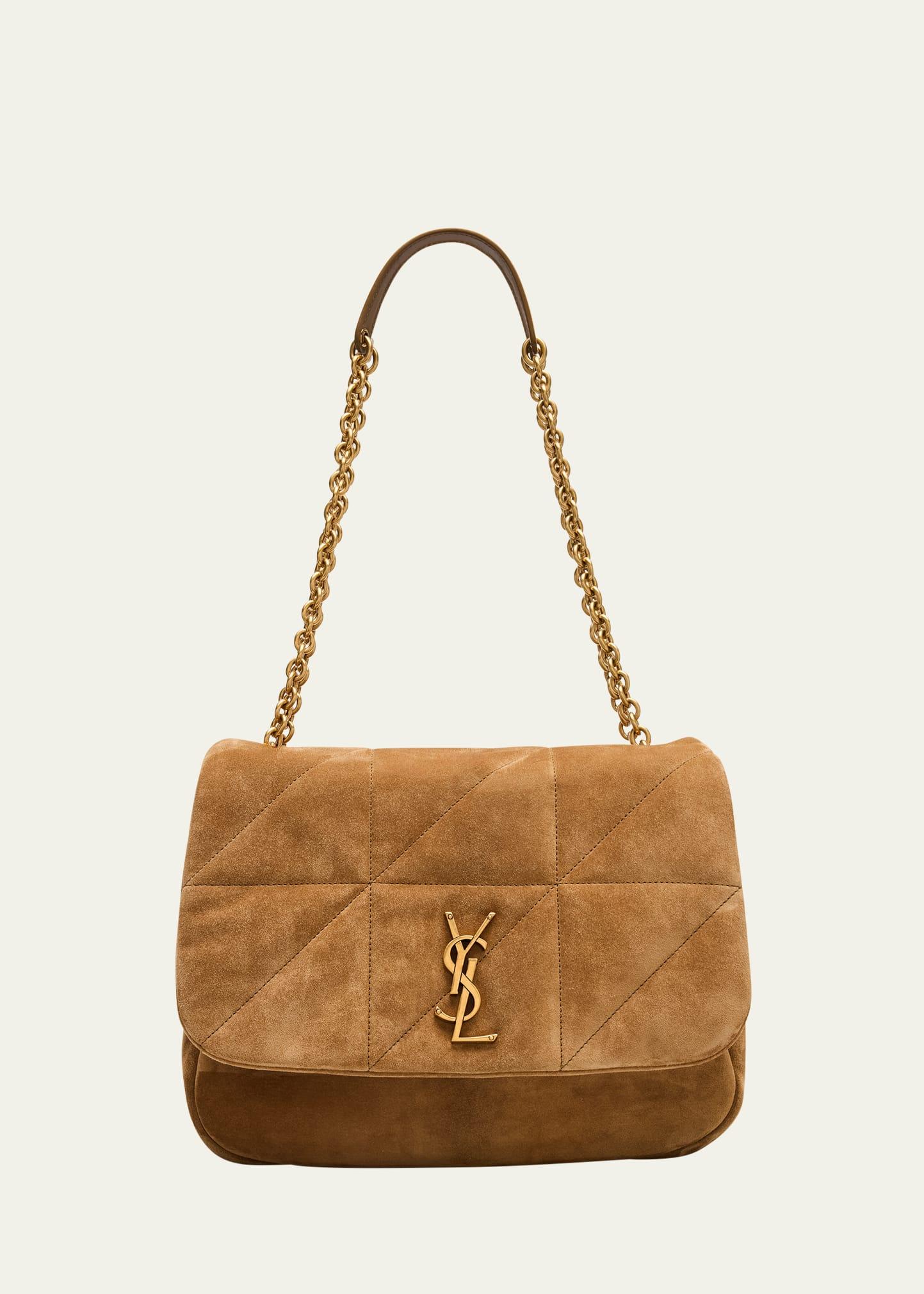 jamie 4.3 medium quilted suede shoulder bag