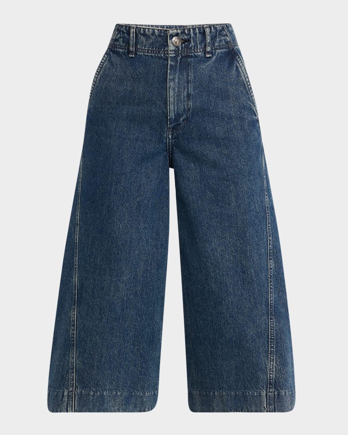 jamie high-rise culotte jeans