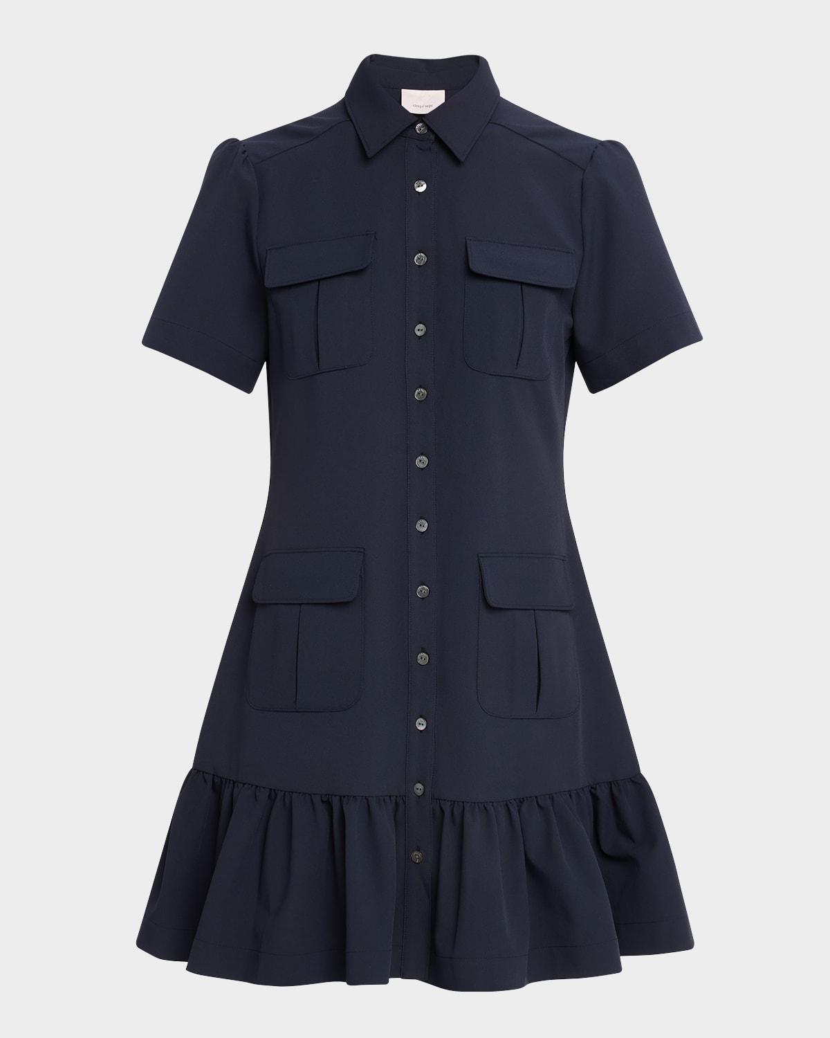 jamie short-sleeve shirtdress