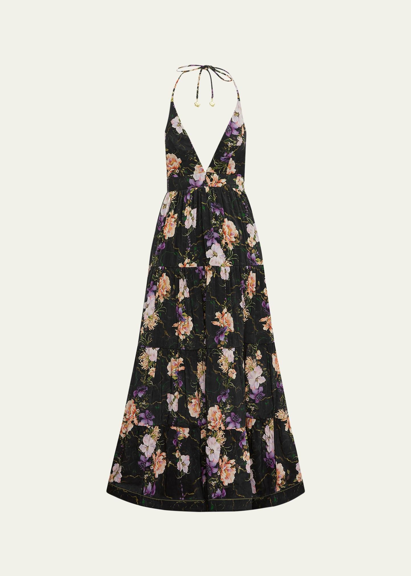 jancinta tiered maxi dress