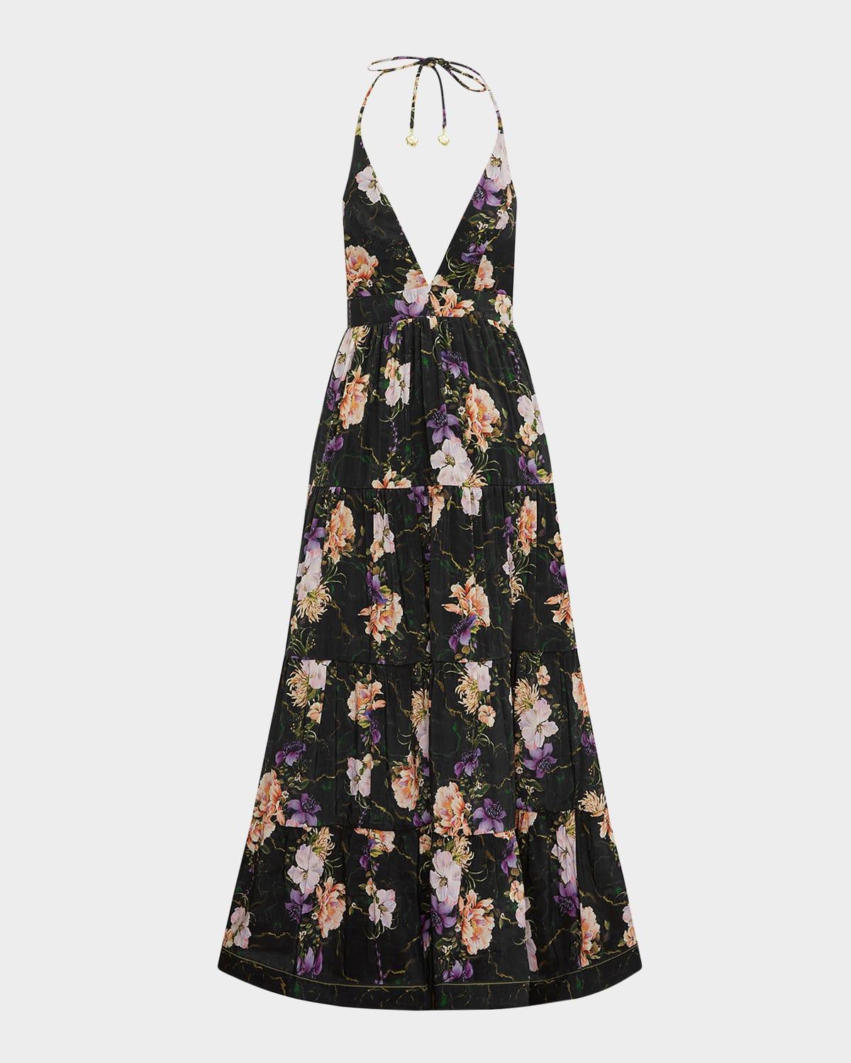 jancinta tiered maxi dress