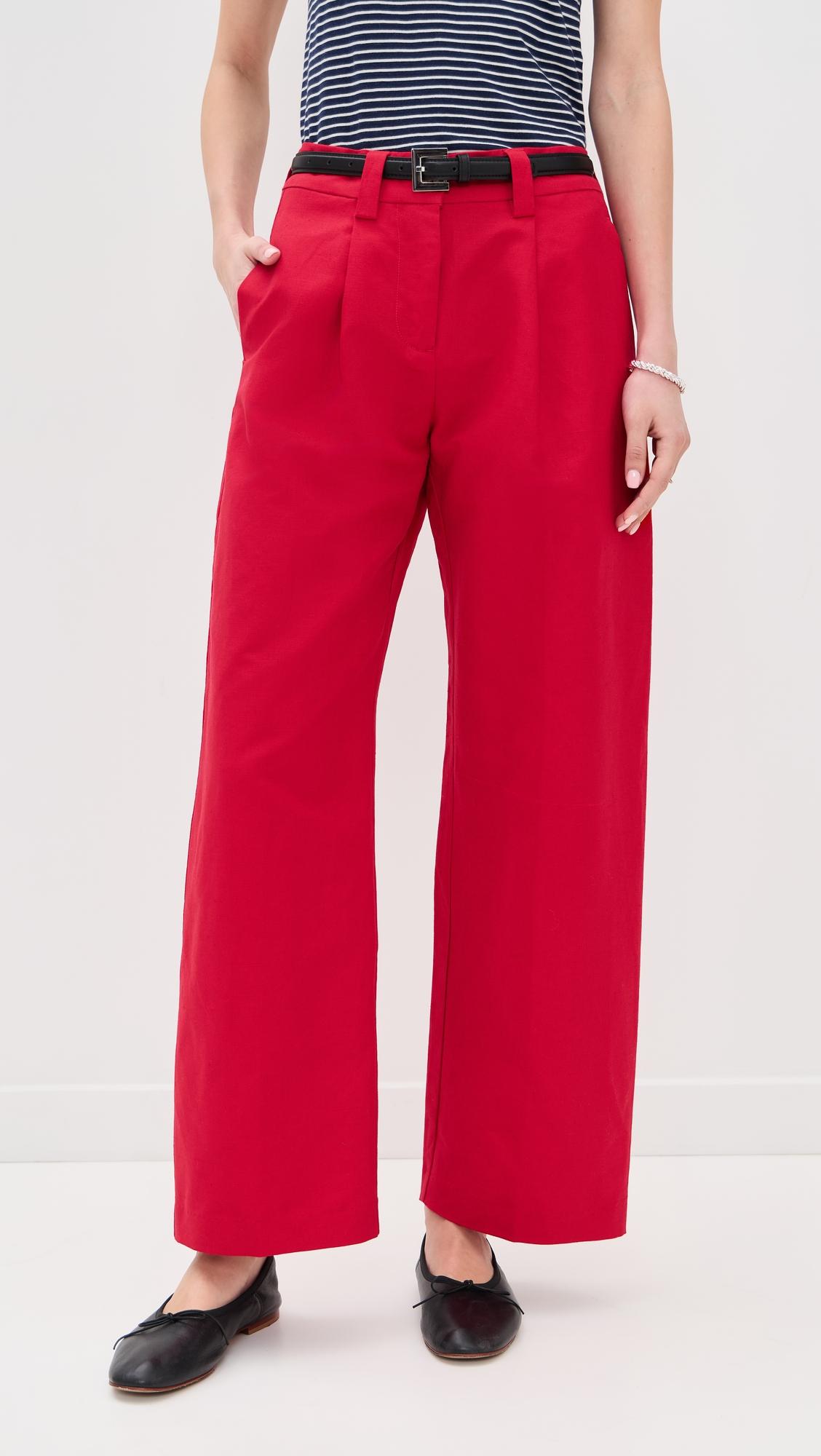 jane pants in linen cotton