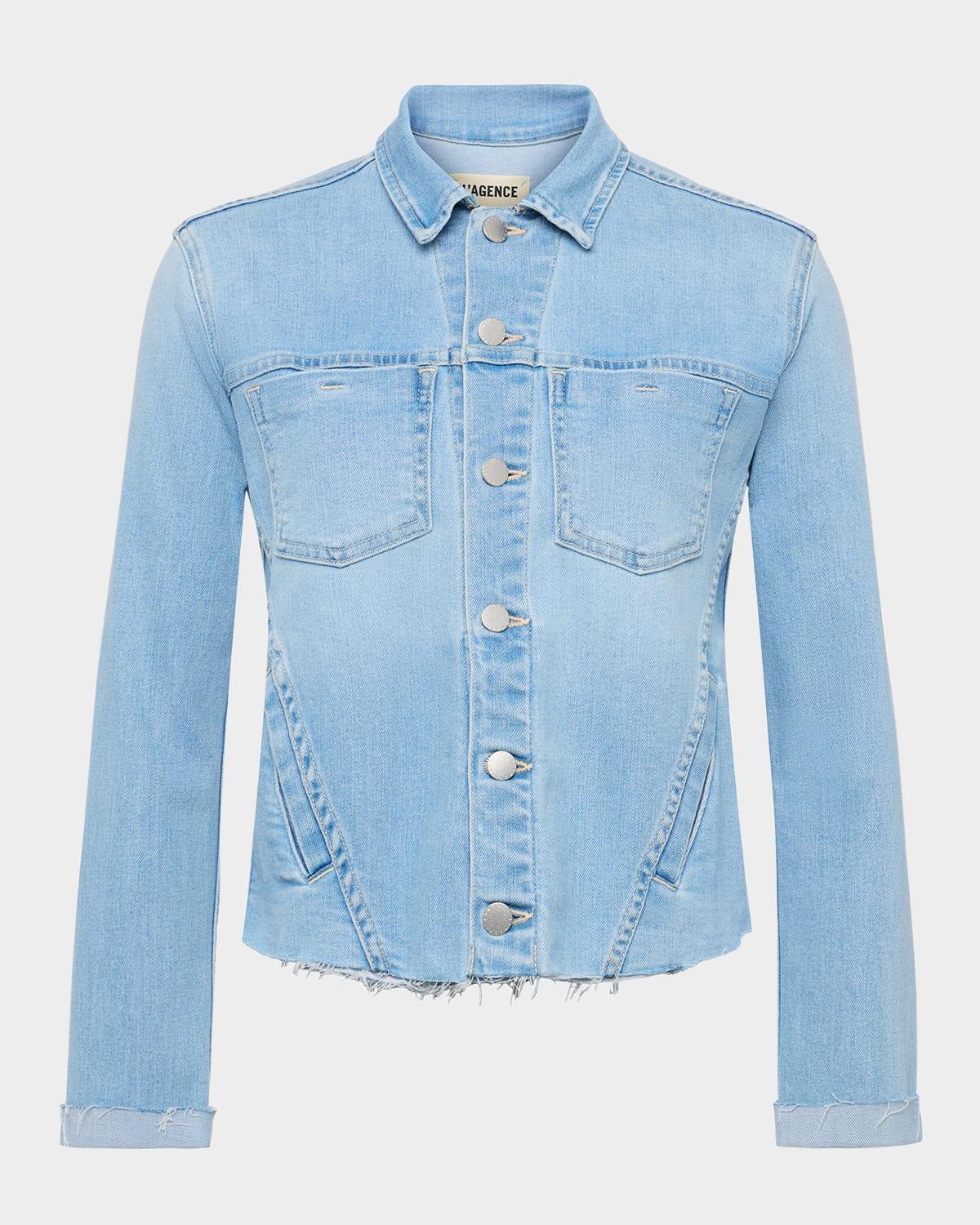 janelle cut-off denim jacket