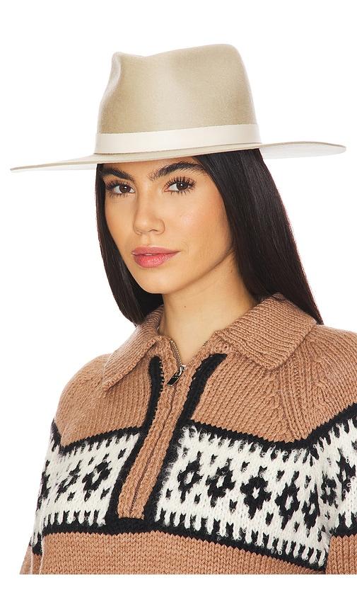 janessa leone cole hat in tan.