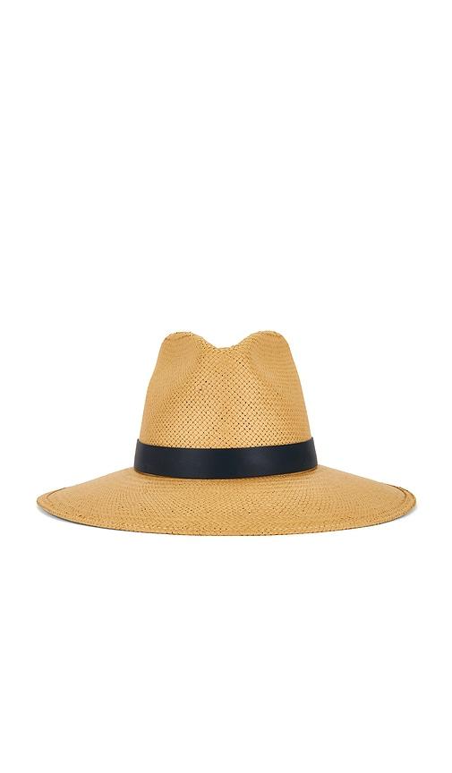 janessa leone leah fedora hat in neutral.