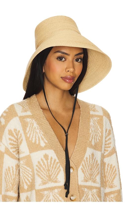 janessa leone suni hat in tan.