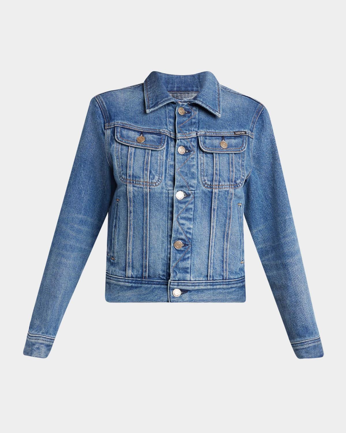 japanese stonewashed denim jacket