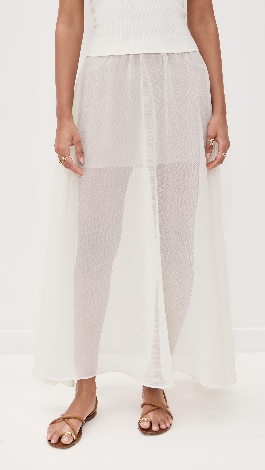 japanese yoryu chiffon skirt