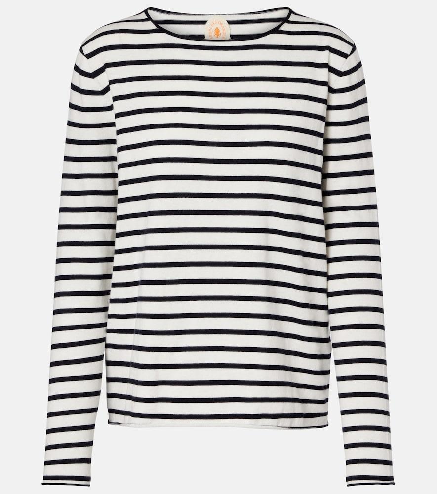 jardin des orangers cotton, silk, and cashmere sweater