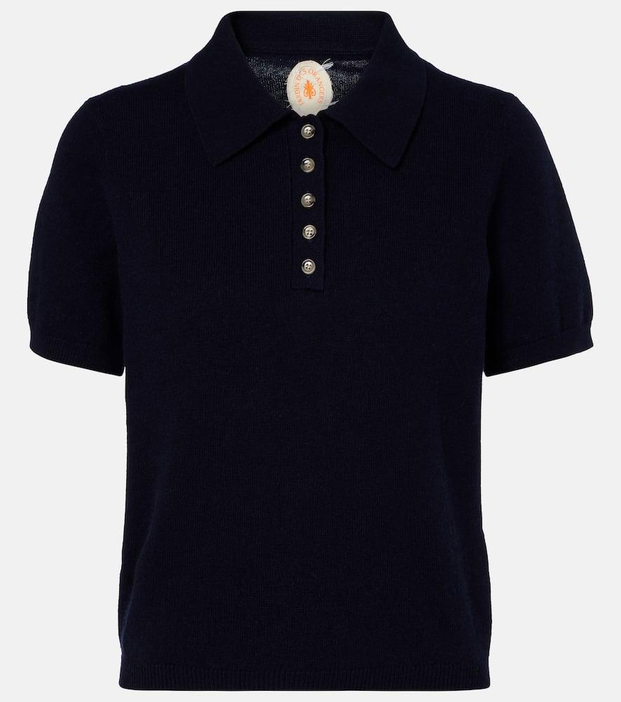 jardin des orangers cotton and cashmere polo shirt