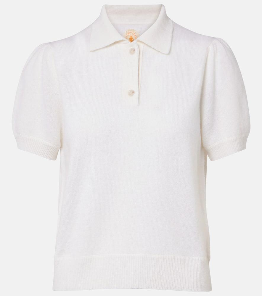 jardin des orangers knitted cashmere polo shirt
