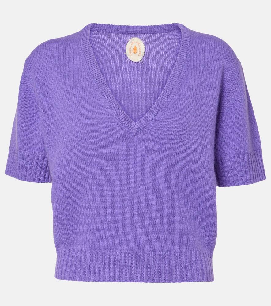 jardin des orangers knitted cashmere top