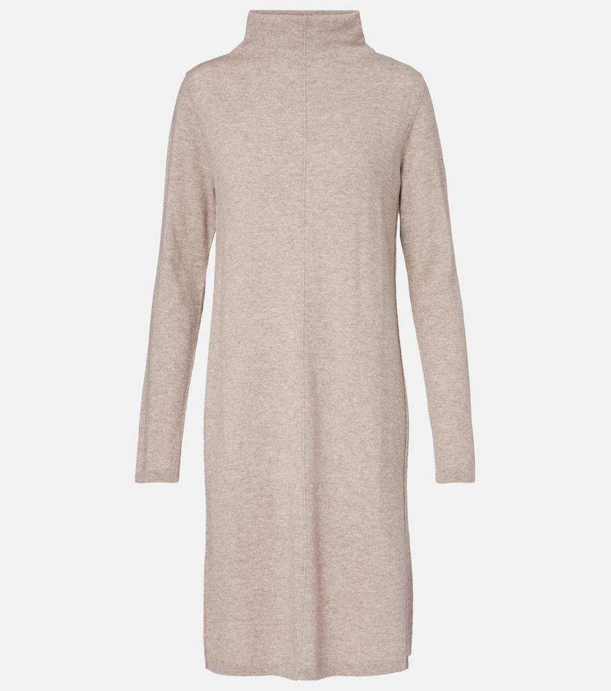 jardin des orangers knitted wool and cashmere midi dress