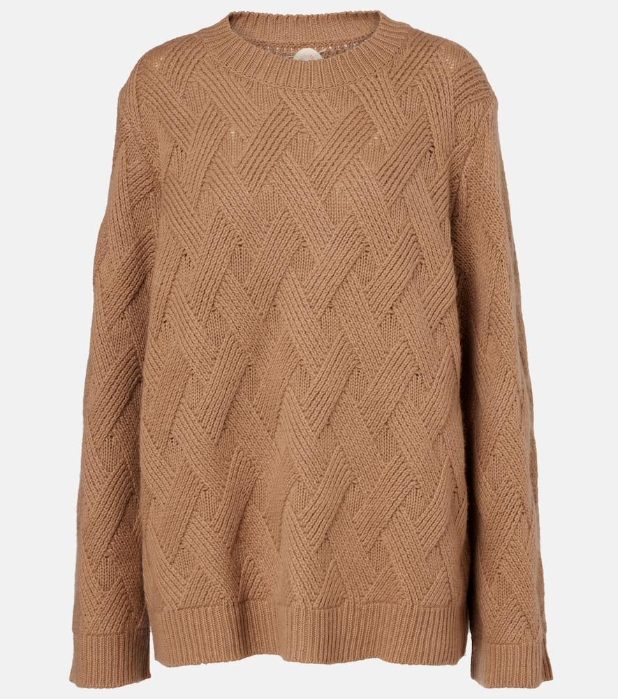 jardin des orangers oversized wool and cashmere sweater