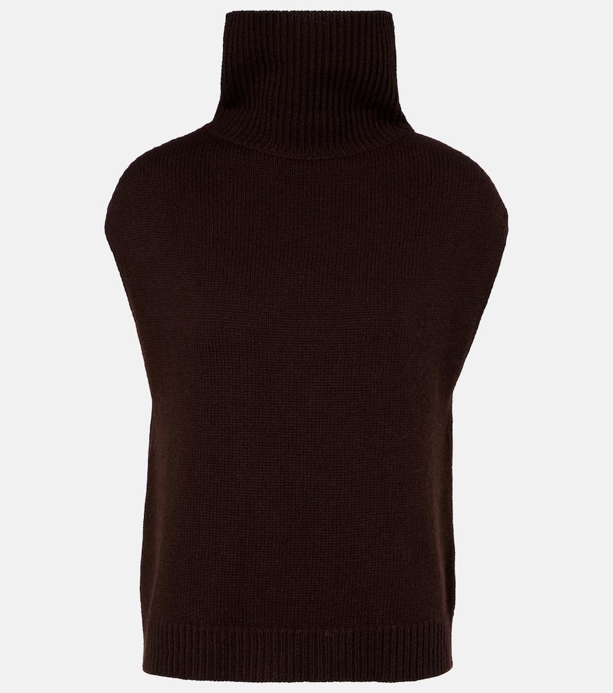 jardin des orangers turtleneck wool and cashmere sweater vest