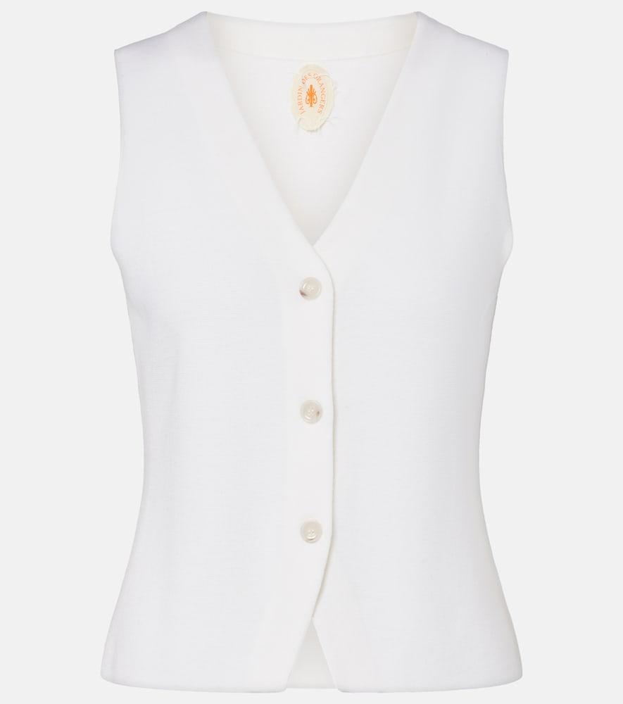 jardin des orangers virgin wool vest