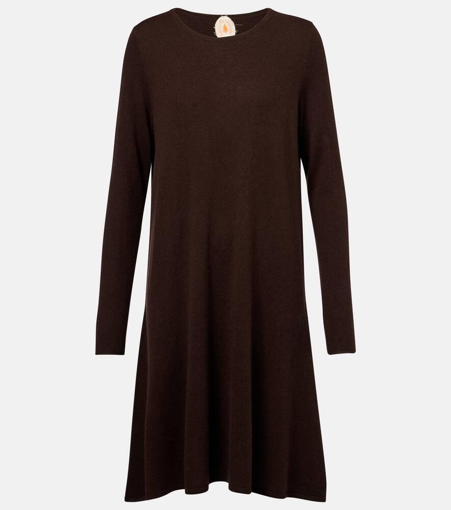 jardin des orangers wool and cashmere midi dress