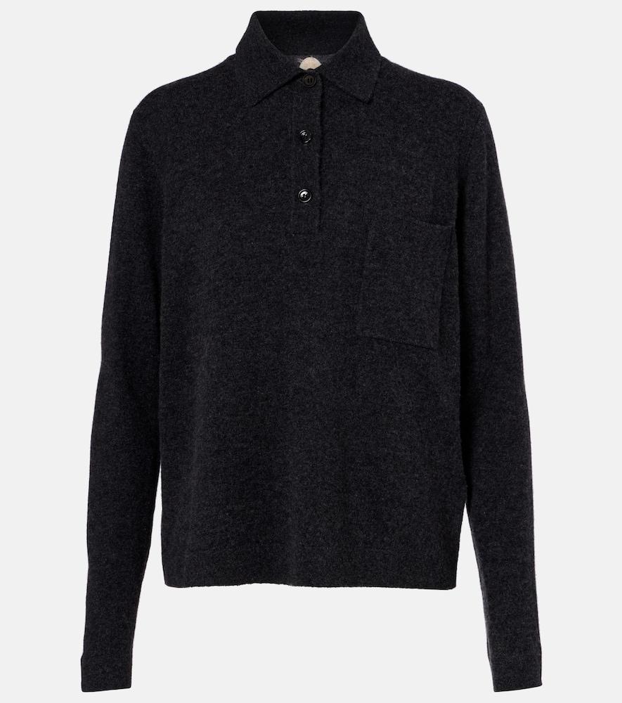 jardin des orangers wool and cashmere polo sweater