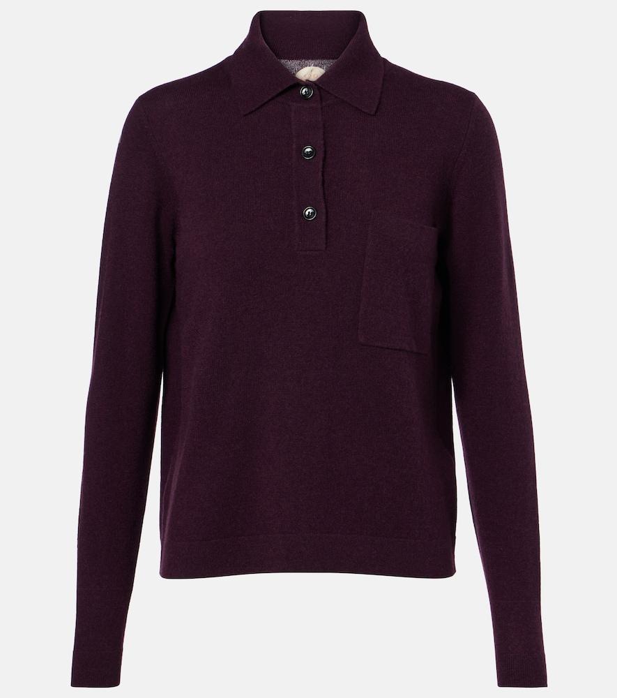 jardin des orangers wool and cashmere polo sweater