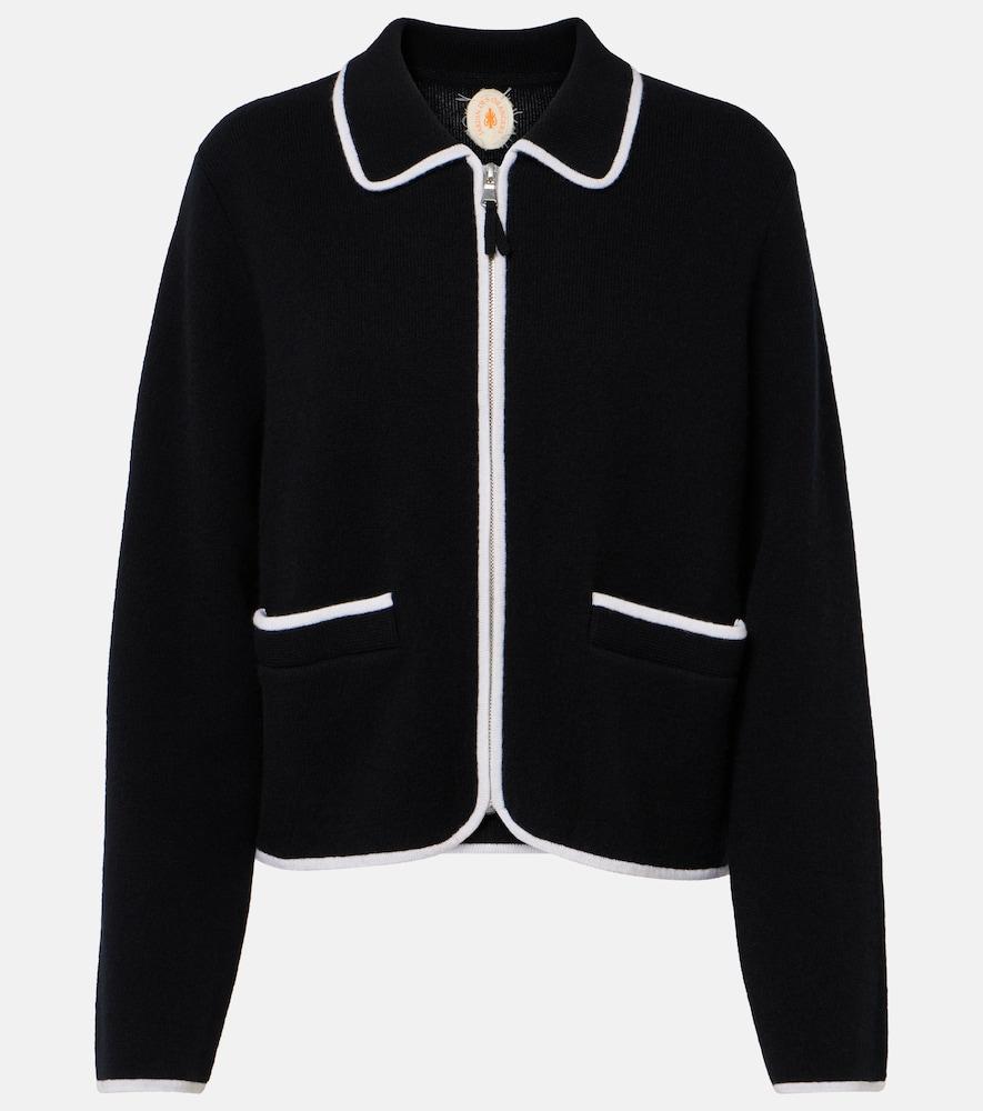 jardin des orangers wool and cashmere zip