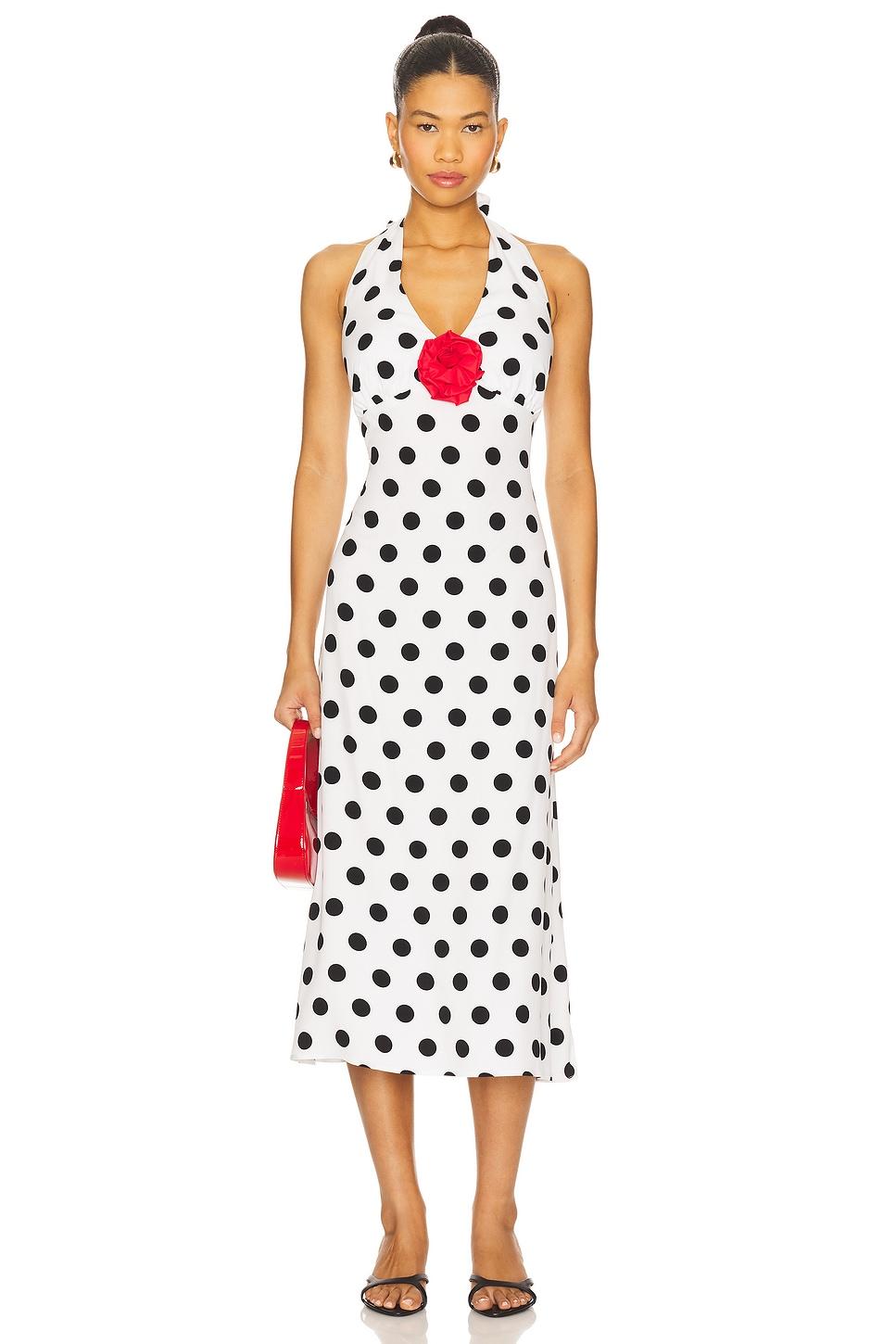 jardin halter neck maxi dress