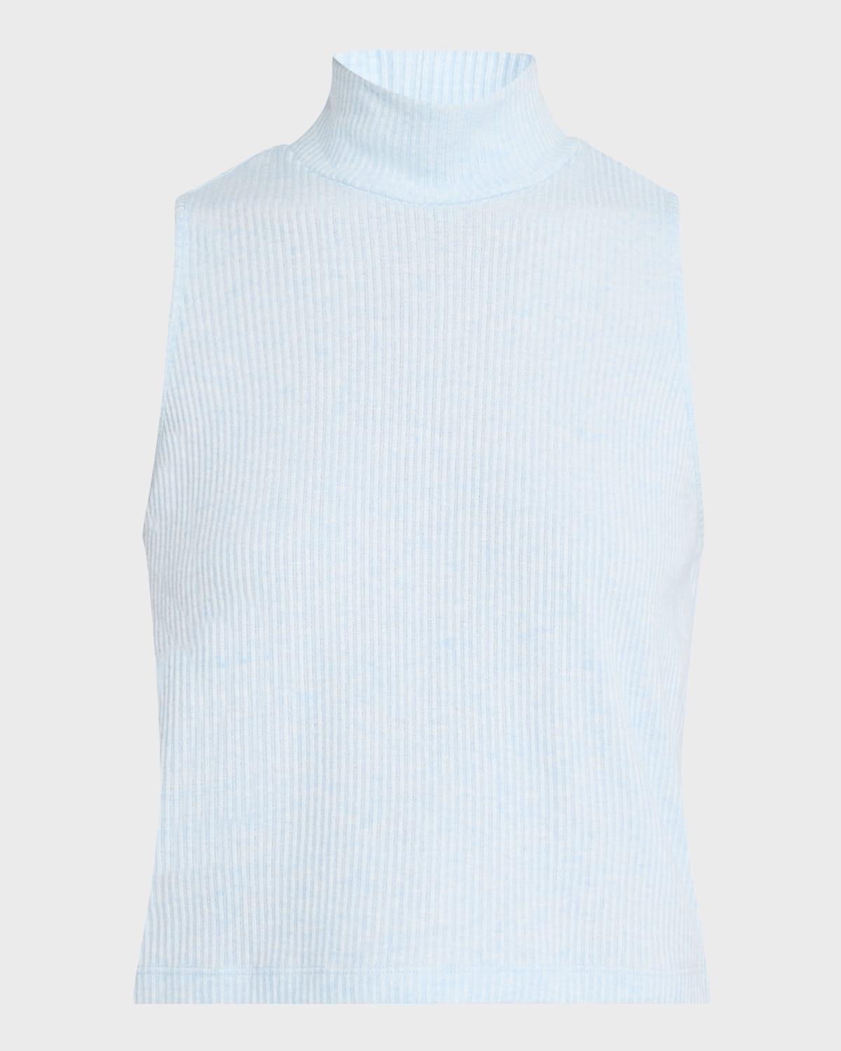 jasmin rib-knit turtleneck top