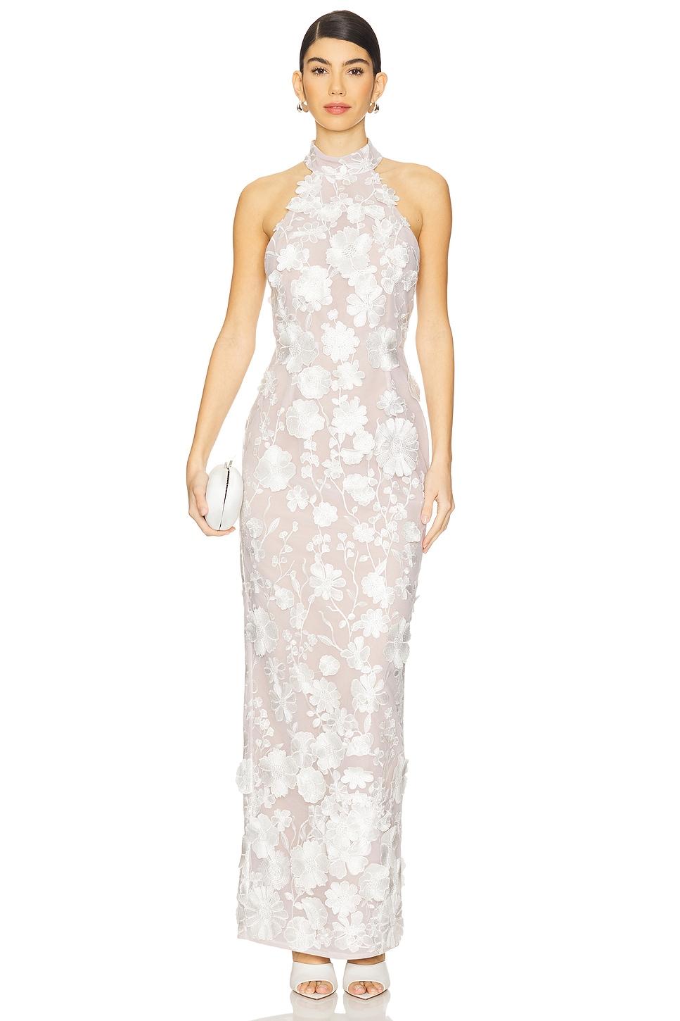 jasmine halterneck maxi dress
