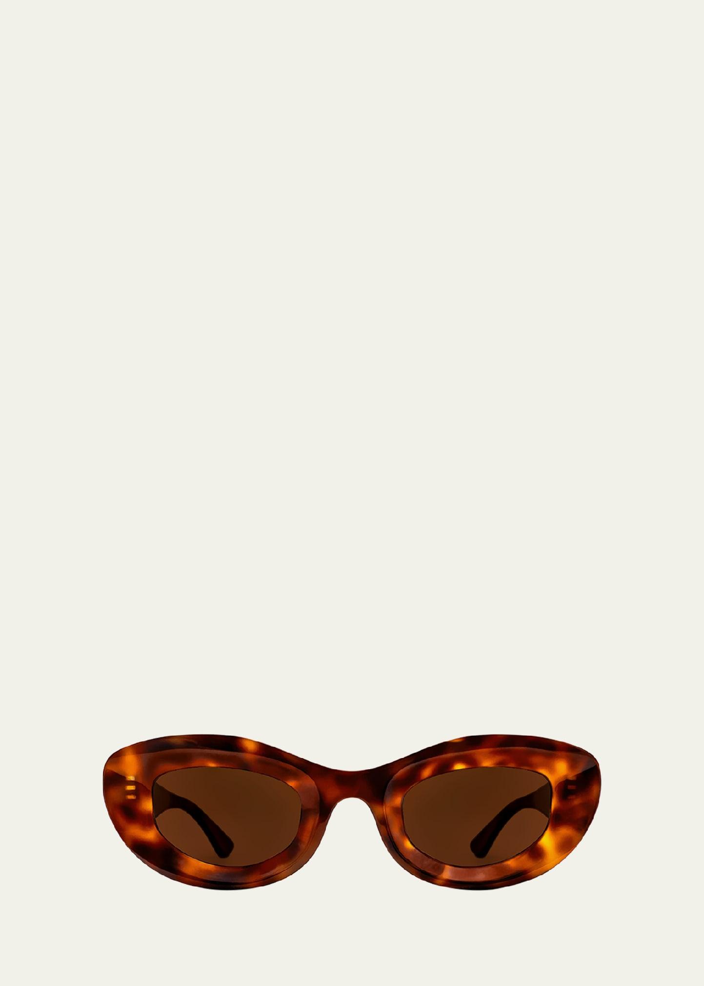 jazz acetate oval sunglasses