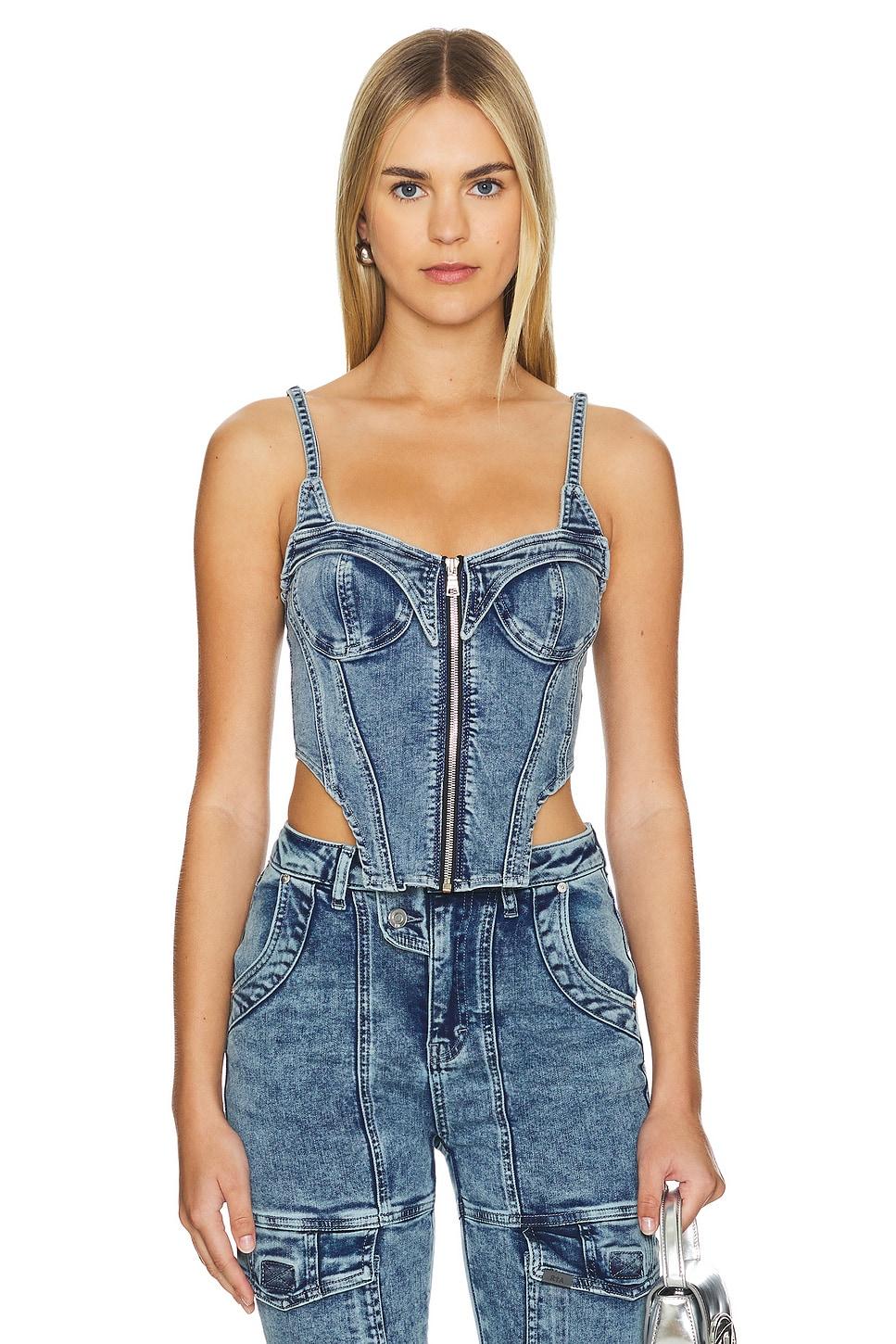 jazzi denim top