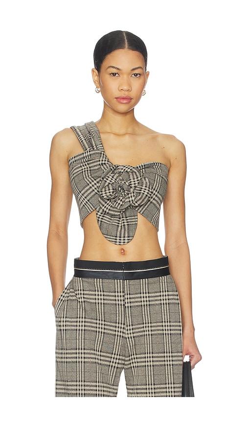 jbq camelia top in beige.