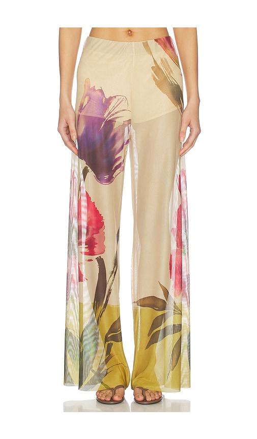 jbq coast pant in yellow,red.