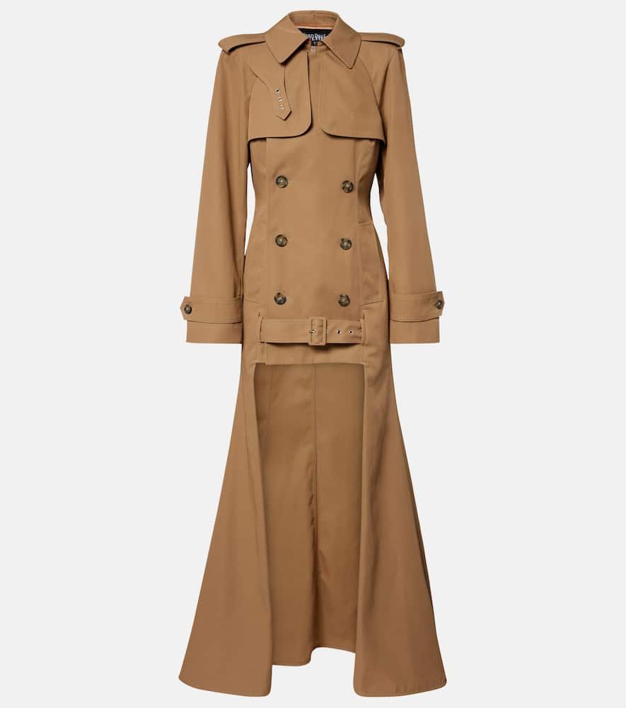 jean paul gaultier asymmetric trench coat