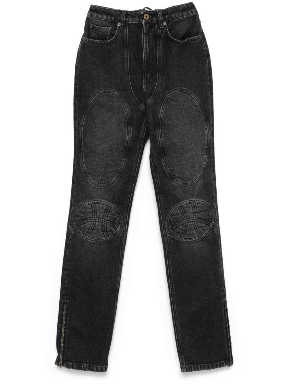 jean paul gaultier black lining: polyester - women