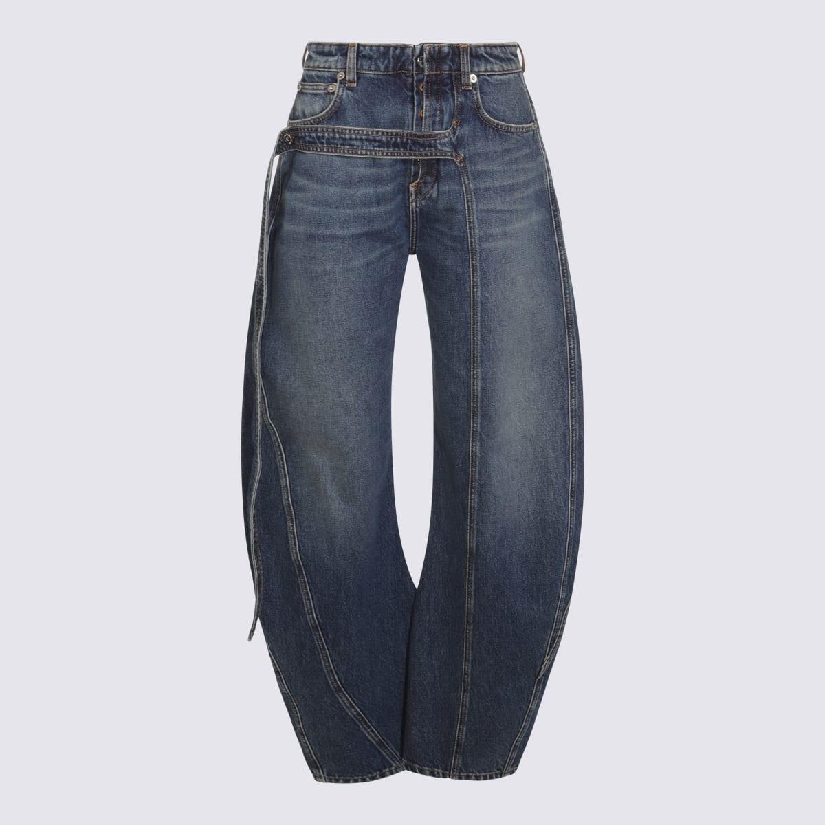 jean paul gaultier blue cotton denim jeans
