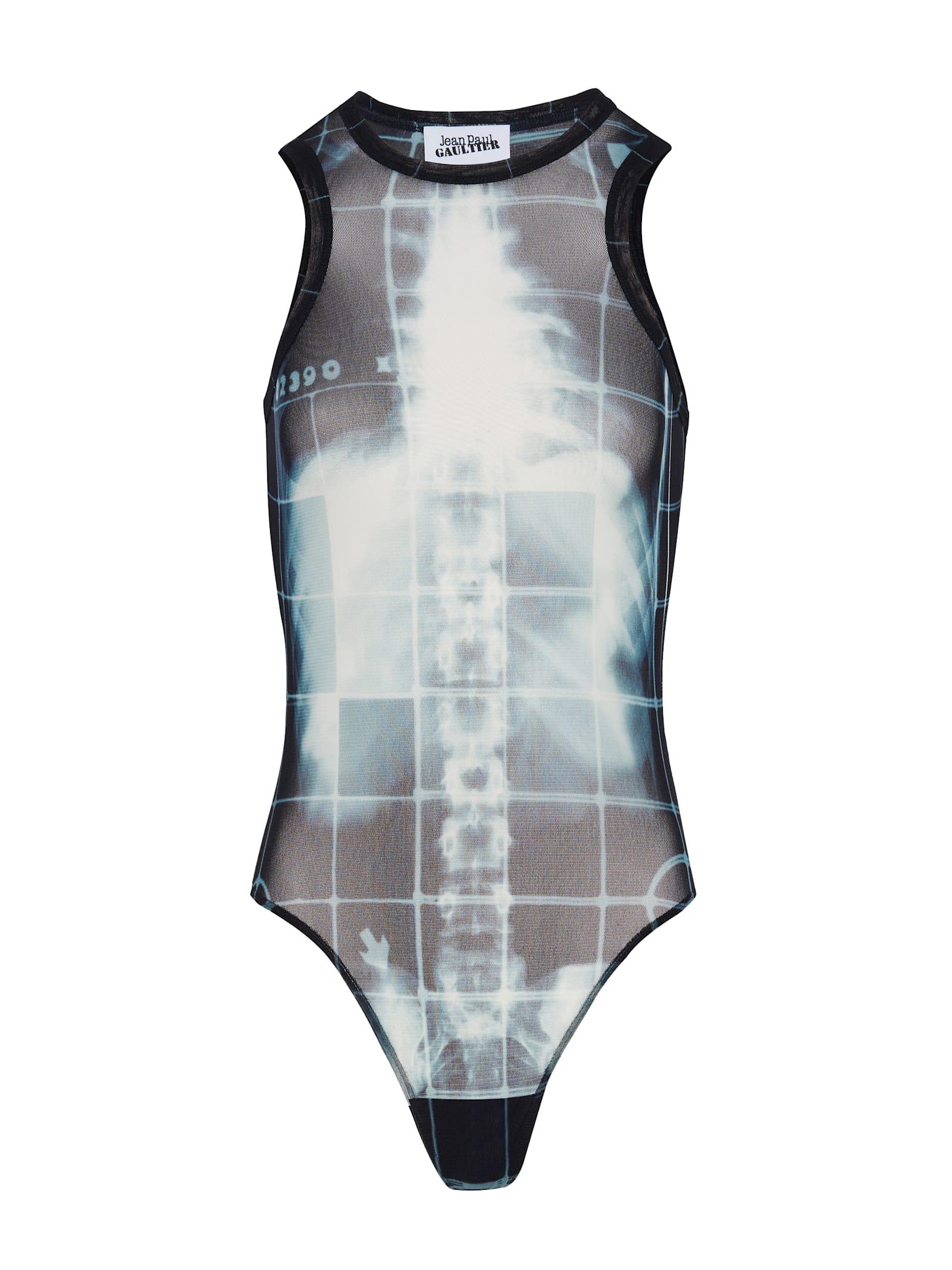 jean paul gaultier crewneck bodysuit