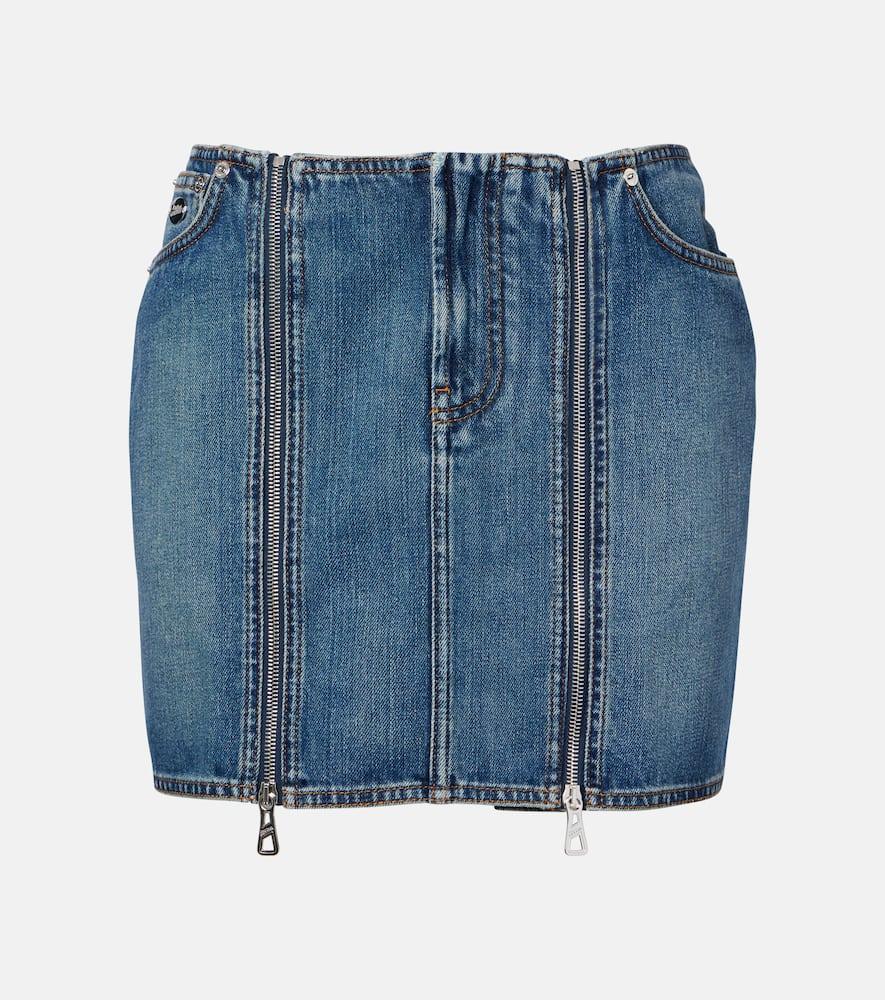 jean paul gaultier denim miniskirt