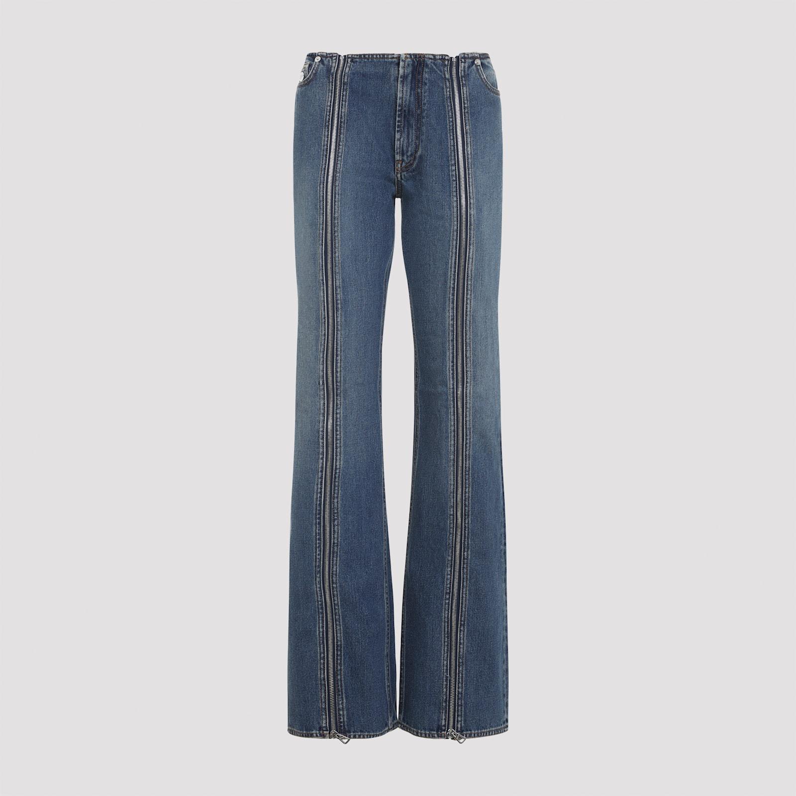 jean paul gaultier front zipped jeans