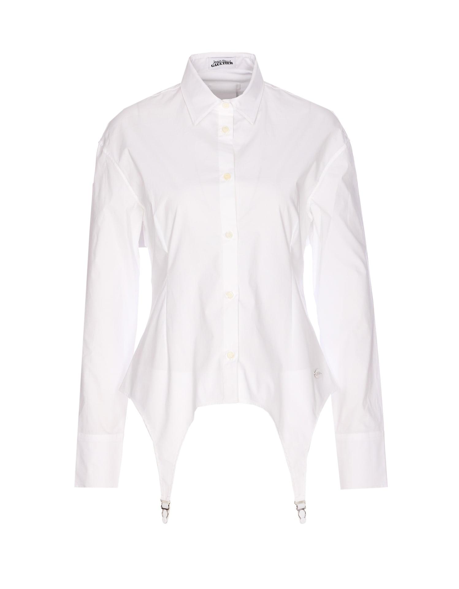 jean paul gaultier garter shirt