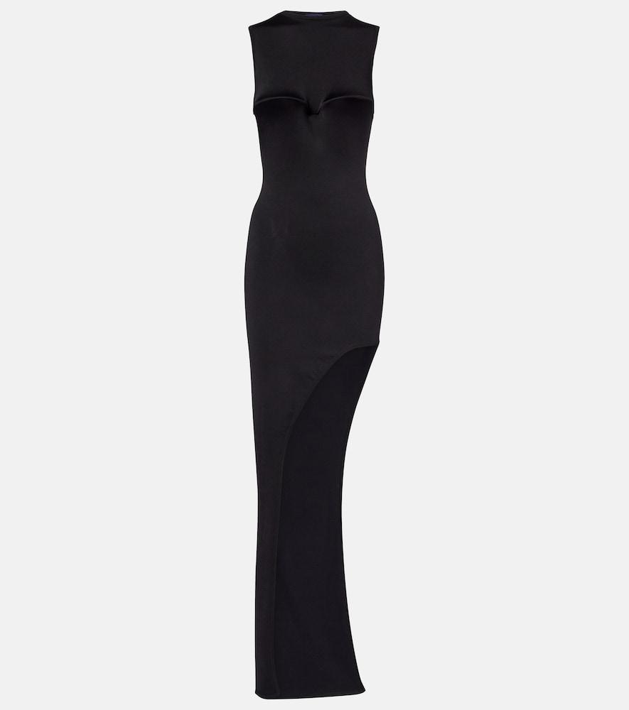 jean paul gaultier jersey maxi dress