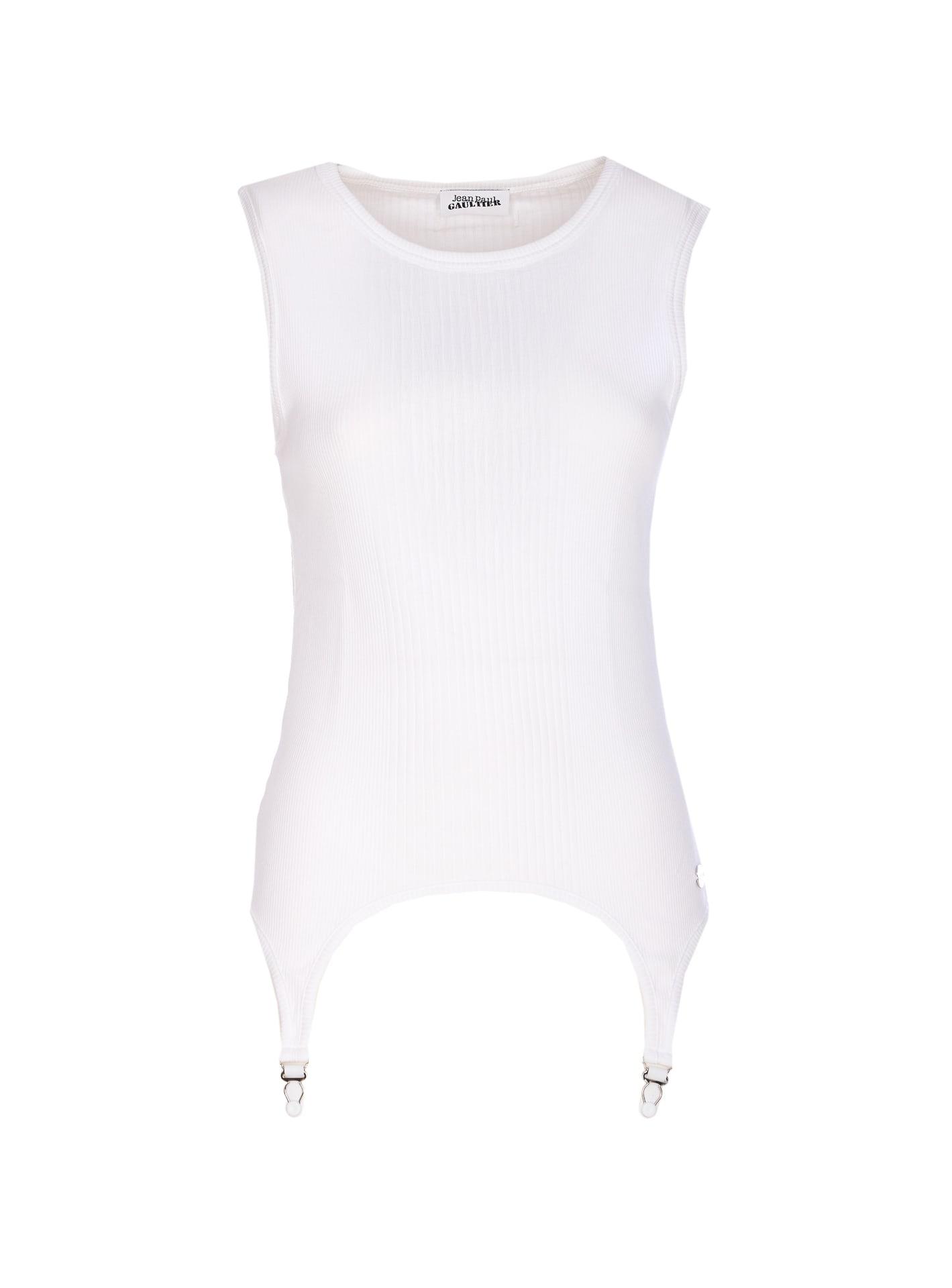 jean paul gaultier lingerie garter tank top