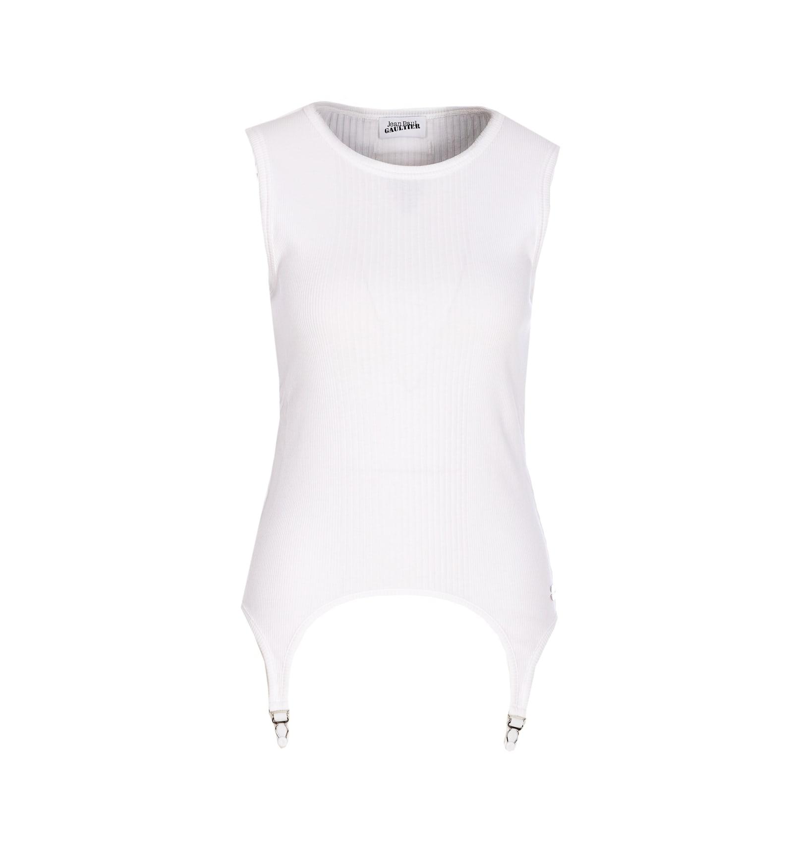 jean paul gaultier lingerie garter tank top