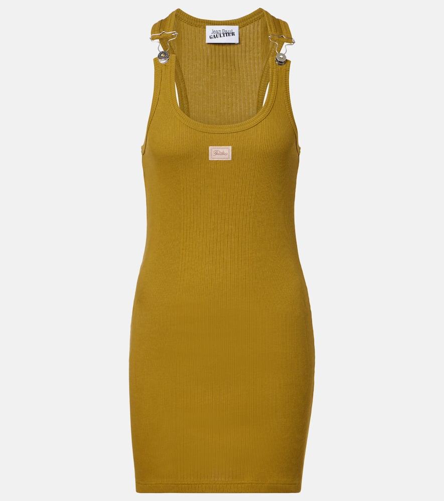 jean paul gaultier logo ribbed