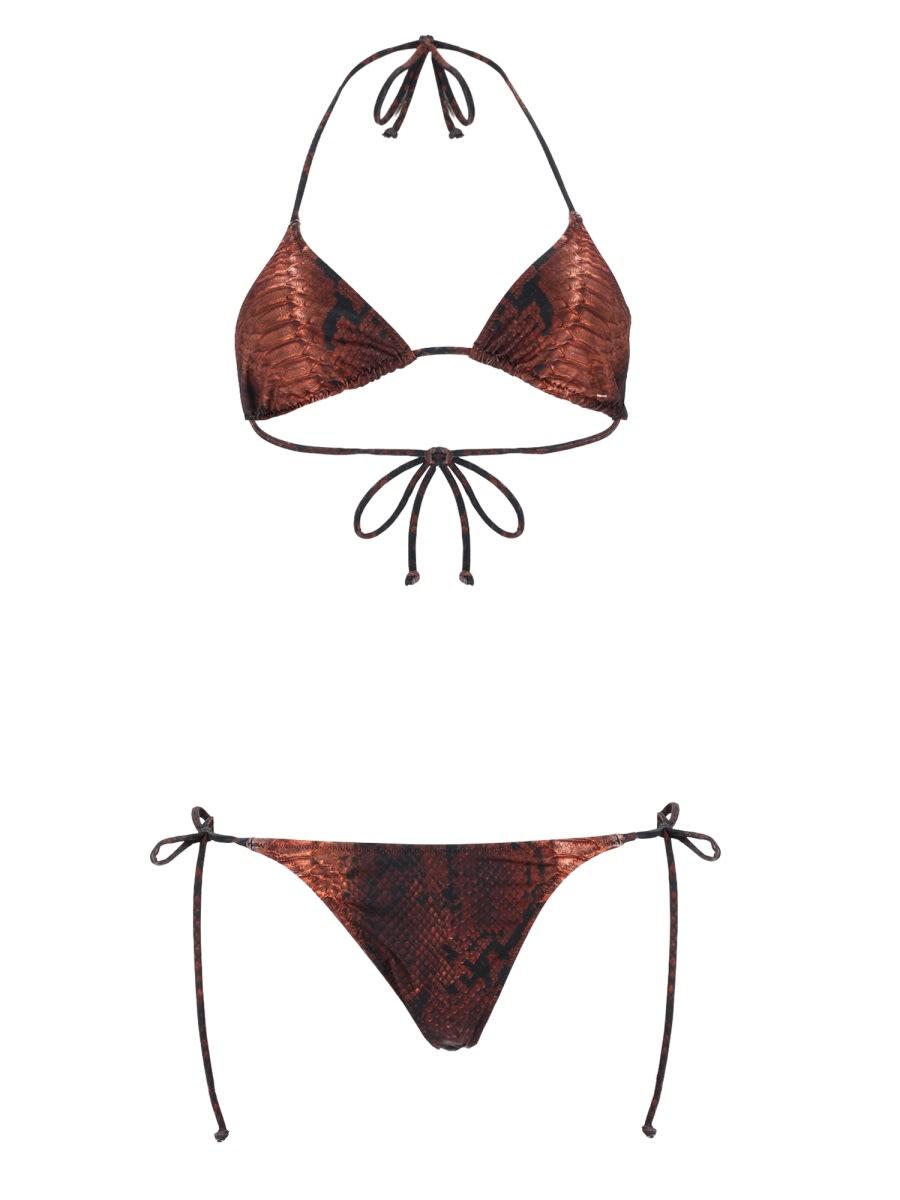 jean paul gaultier python print bikini