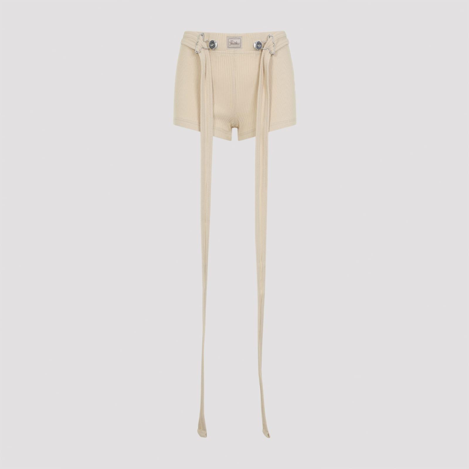 jean paul gaultier ribbed shorts