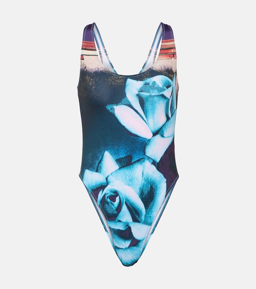 jean paul gaultier roses swimsuit