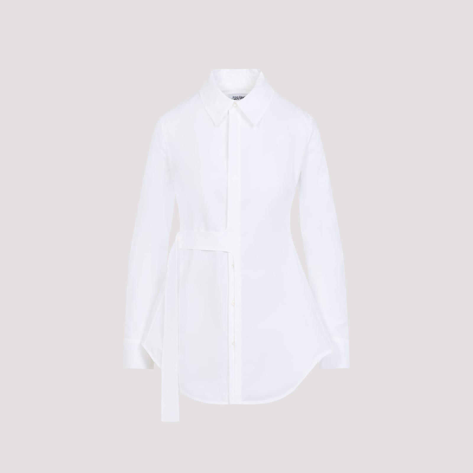 jean paul gaultier strap detail shirt