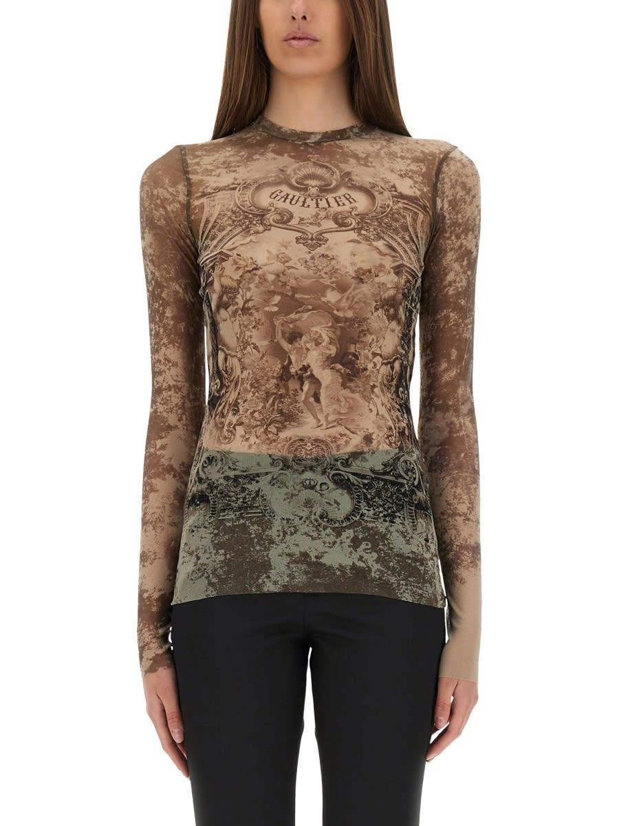 jean paul gaultier top médaillon