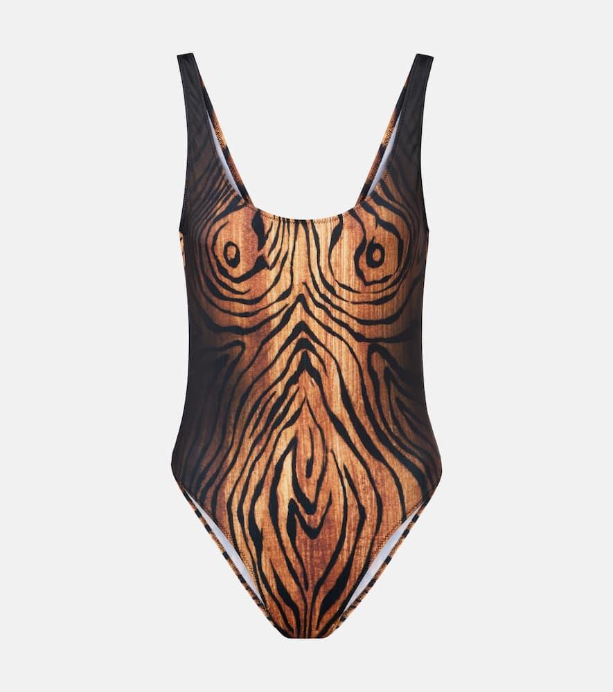 jean paul gaultier trompe l'oeil swimsuit